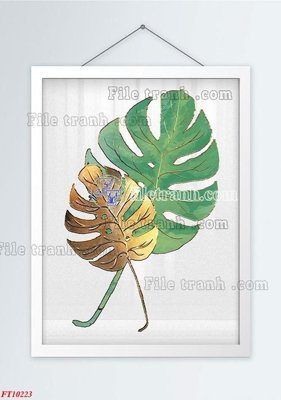 Hình ảnh file gốc File tranh bộ hiện đại FT10223 cho in UV