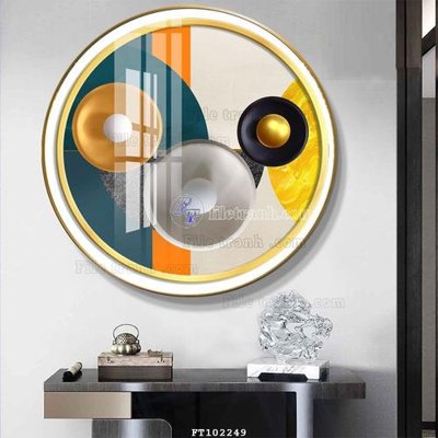 Ảnh gốc File tranh hiện đại pha lê gương FT102249 (nét căng) in mica