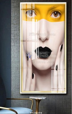 Tải file gốc File tranh hiện đại pha lê gương FT102294 dùng cho in ấn