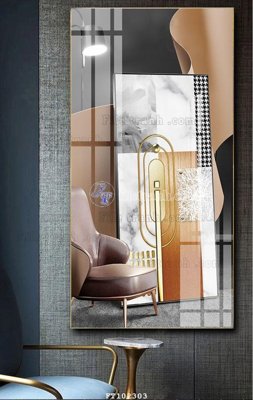 File gốc File tranh hiện đại pha lê gương FT102303 (PNG) trong suốt (transparent)