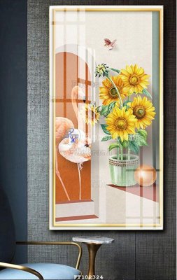 File gốc File tranh hiện đại pha lê gương FT102324 (PNG) không nền chất lượng