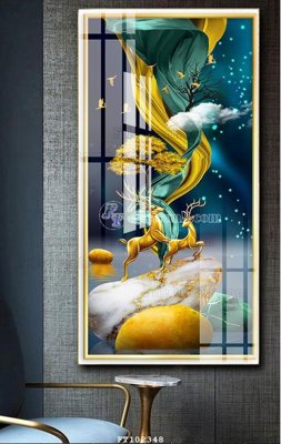 Tải file File tranh hiện đại pha lê gương FT102348 (ảnh gốc) in gạch men