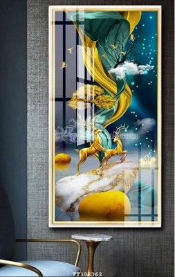 File gốc File tranh hiện đại pha lê gương FT102362 (PSD/TIFF) độ phân giải cao