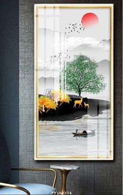 Tải file File tranh hiện đại pha lê gương FT102374 (gốc) để in ấn ngay