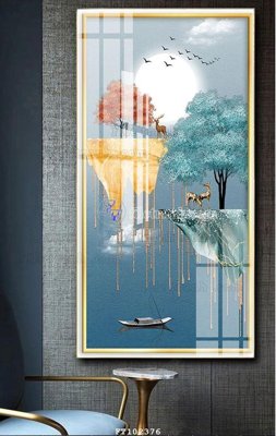 File gốc in ấn File tranh hiện đại pha lê gương FT102376 (sẵn sàng tải về)