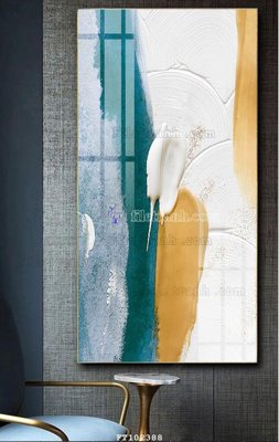 File in lụa File tranh hiện đại pha lê gương FT102388 (phong cảnh) File tranh hiện đại pha lê gương FT102388