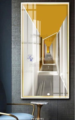 File gốc File tranh hiện đại pha lê gương FT102391 (in lụa) họa tiết 3D