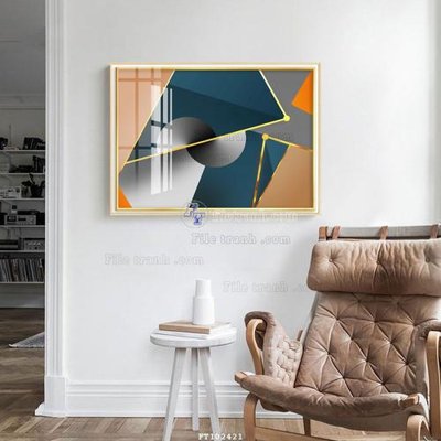 Tệp tin gốc File tranh hiện đại pha lê gương FT102421 (chất lượng cao) File tranh hiện đại pha lê gương FT102421