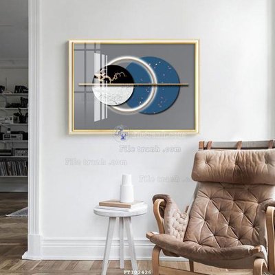 Cung cấp file tranh gốc File tranh hiện đại pha lê gương FT102426 độc quyền