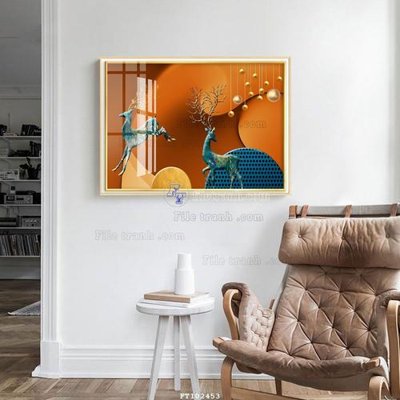 File gốc File tranh hiện đại pha lê gương FT102453 (in mica) làm bảng hiệu