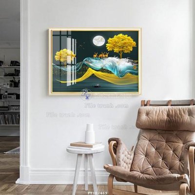 File gốc File tranh hiện đại pha lê gương FT102469 (in tráng gương) nghệ thuật