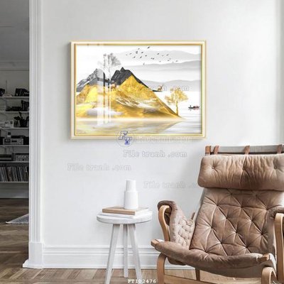 Tải file File tranh hiện đại pha lê gương FT102476 (gốc) làm tranh treo tường