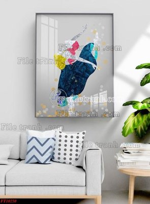 File gốc File tranh bộ hiện đại FT10250 (bản quyền) cho in ấn