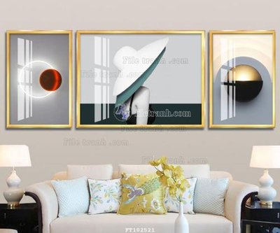 File tranh File tranh hiện đại pha lê gương FT102521 (bản gốc) treo tường