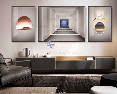 File in mica File tranh hiện đại pha lê gương FT102528 (bản gốc) sắc sảo