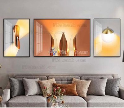 File gốc File tranh hiện đại pha lê gương FT102530 (dành cho trang trí nội thất)