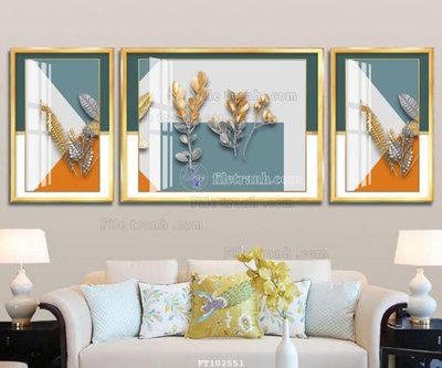 File tranh File tranh hiện đại pha lê gương FT102551 (bản gốc) treo phòng ăn