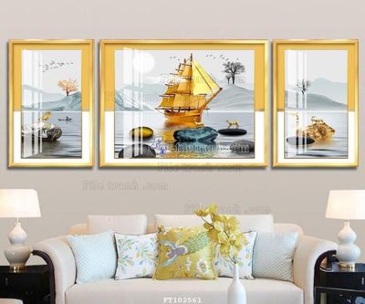 File tranh File tranh hiện đại pha lê gương FT102561 (bản gốc) trang trí văn phòng