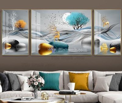 Tải file gốc File tranh hiện đại pha lê gương FT102590 (in khổ lớn) quảng cáo