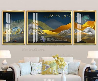 Tải file File tranh hiện đại pha lê gương FT102618 (ảnh gốc) in gạch 3D