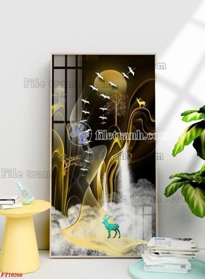 File gốc File tranh bộ hiện đại FT10266 (cho in ấn) độc quyền