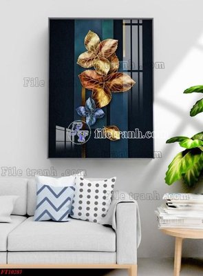 Download file File tranh bộ hiện đại FT10287 (gốc) in mica đèn LED