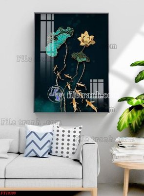 File tranh trang trí File tranh bộ hiện đại FT10309 (file gốc)
