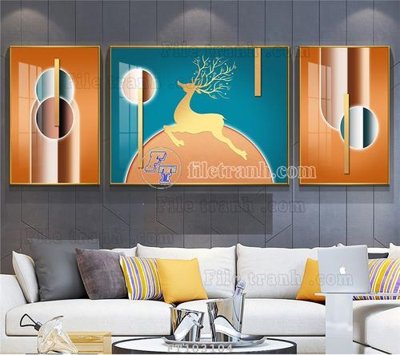 File tranh File tranh hiện đại pha lê gương FT103104 (ảnh gốc) in trần nhà