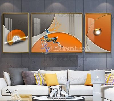 Tải file File tranh hiện đại pha lê gương FT103111 (PSD) cho in tranh 3D