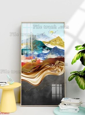 Tải file File tranh bộ hiện đại FT10313 (gốc) làm file quảng cáo