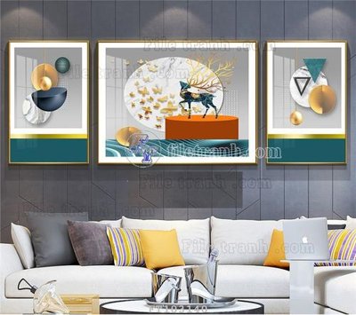 File ảnh File tranh hiện đại pha lê gương FT103140 (gốc) cho trang trí nhà hàng