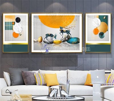 File tranh gốc File tranh hiện đại pha lê gương FT103144 chủ đề hiện đại