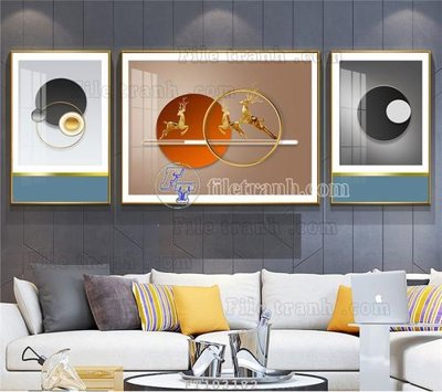 File in ấn cao cấp File tranh hiện đại pha lê gương FT103182 (file gốc)