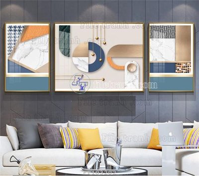 Ảnh mô tả file gốc in mica File tranh hiện đại pha lê gương FT103202