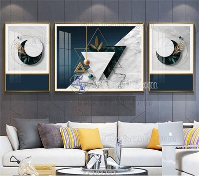 File gốc File tranh hiện đại pha lê gương FT103203 (phong cách) cổ điển