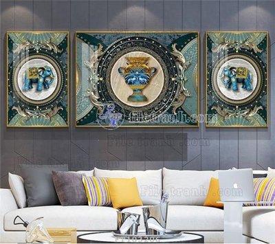 File gốc File tranh hiện đại pha lê gương FT103206 (trang trí) phòng trẻ em