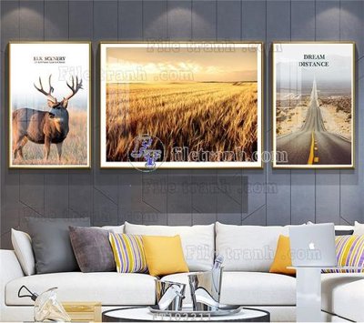 Download file gốc File tranh hiện đại pha lê gương FT103211 (in lụa) hoa lá