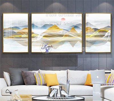 File PSD File tranh hiện đại pha lê gương FT103222 (bản gốc) đã tách nền