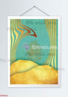 Download file File tranh bộ hiện đại FT10325 (gốc) in mica bàn thờ