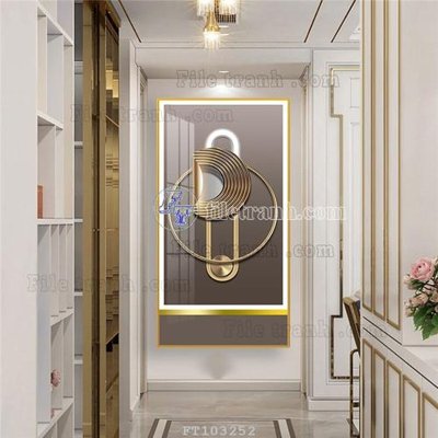 Ảnh mô tả file gốc in mica File tranh hiện đại pha lê gương FT103252