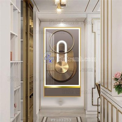 File in mica File tranh hiện đại pha lê gương FT103253 (bản gốc) sắc sảo