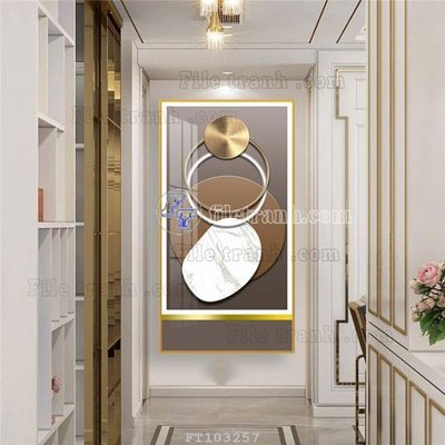 File tranh gốc File tranh hiện đại pha lê gương FT103257 (bản quyền) độc đáo