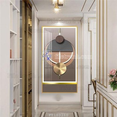 File gốc File tranh hiện đại pha lê gương FT103260 (in lụa) tranh thuận buồm