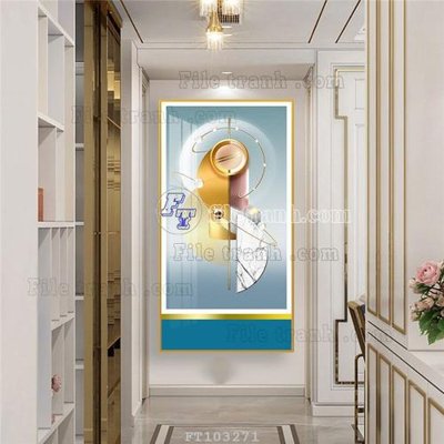 File tranh gốc File tranh hiện đại pha lê gương FT103271 (bản quyền) độc đáo