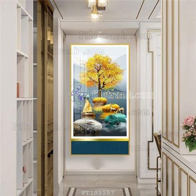 File tranh quảng cáo File tranh hiện đại pha lê gương FT103287 (file gốc) chuyên nghiệp