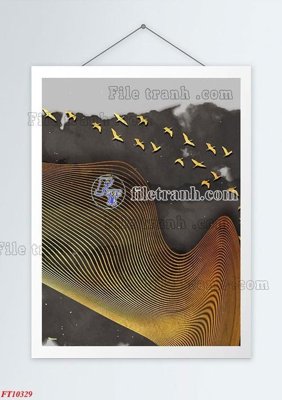 File tranh gốc File tranh bộ hiện đại FT10329 (sắc nét từng chi tiết)