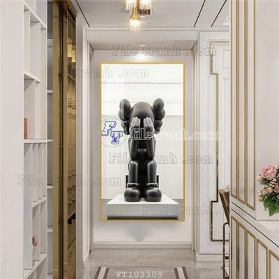 File tranh File tranh hiện đại pha lê gương FT103309 (ảnh gốc) in trần xuyên sáng