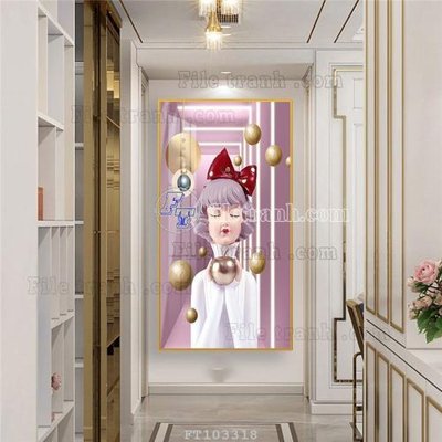 File tranh File tranh hiện đại pha lê gương FT103318 (gốc) in trên kính