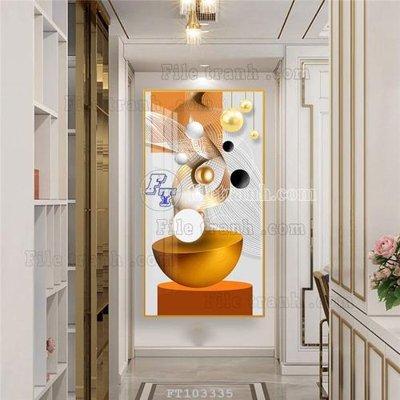 File ảnh File tranh hiện đại pha lê gương FT103335 (gốc) in PP, decal