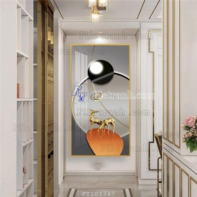 File gốc File tranh hiện đại pha lê gương FT103347 cho in ấn và thiết kế